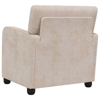 vidaXL Armchair Beige Chenille