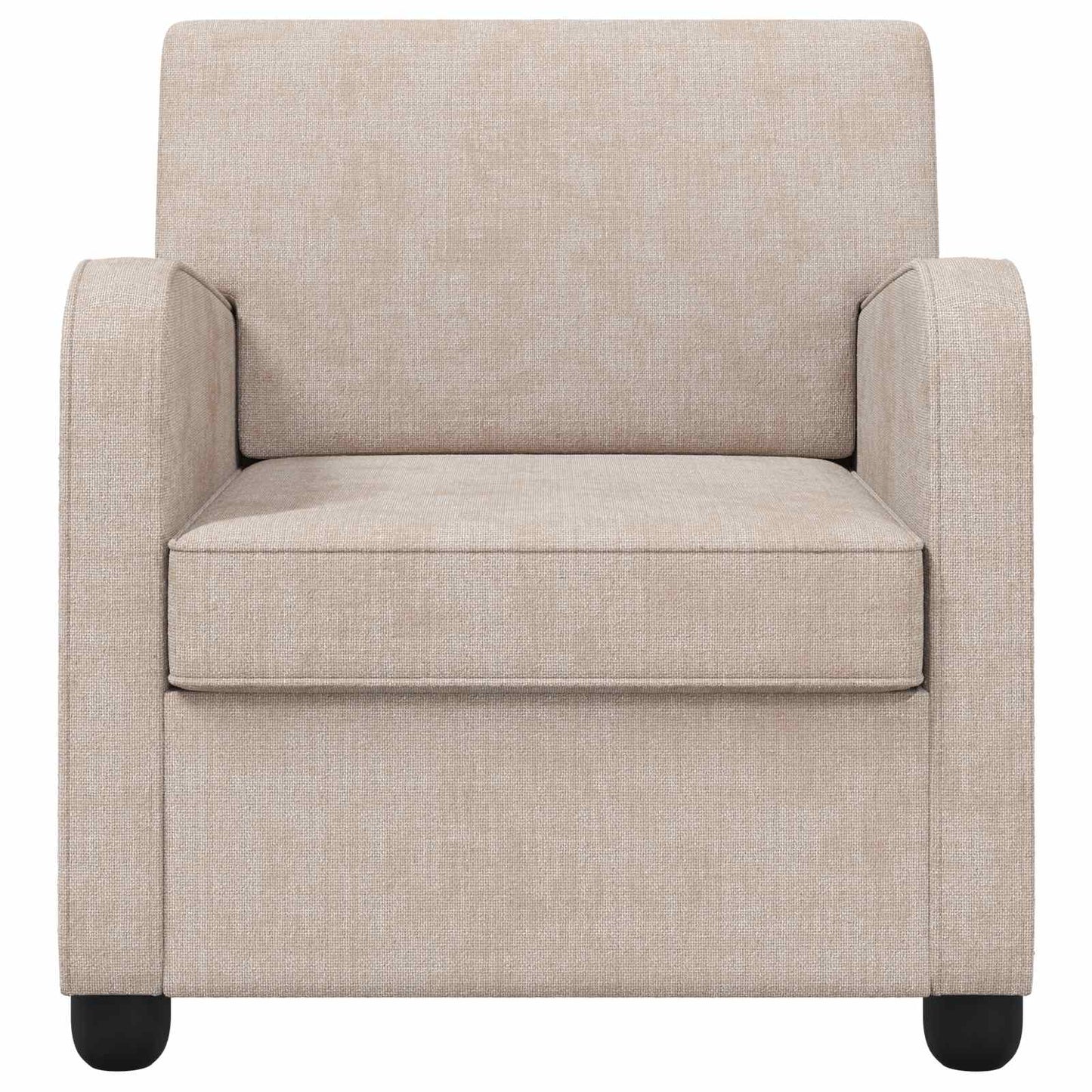 vidaXL Armchair Beige Chenille