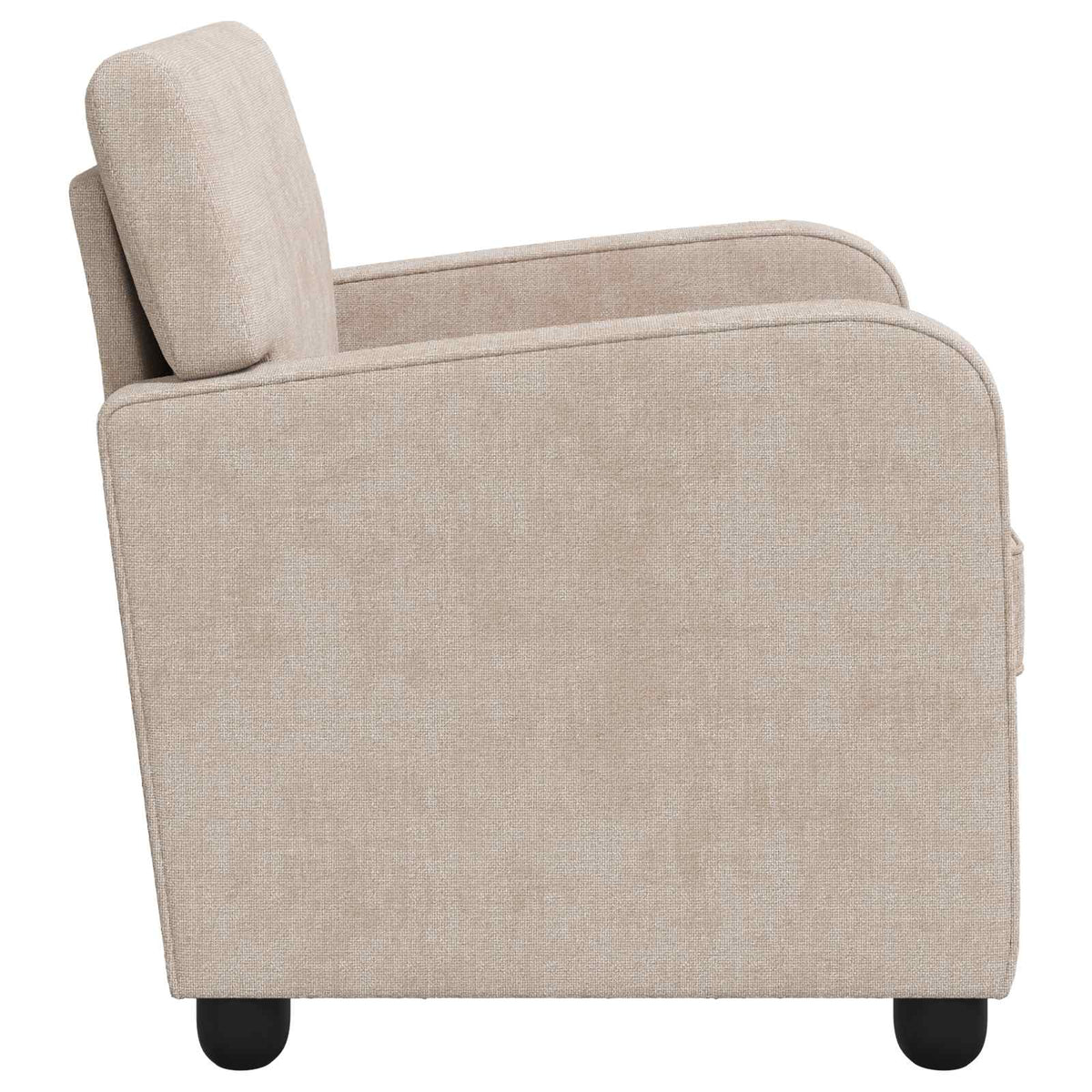 vidaXL Armchair Beige Chenille