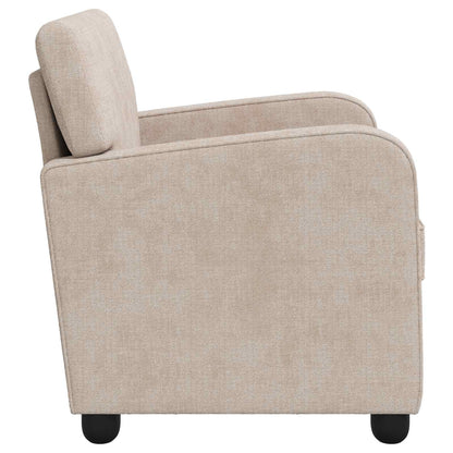 vidaXL Armchair Beige Chenille