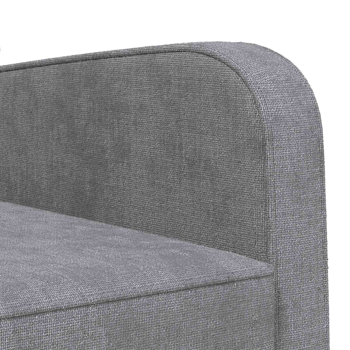 vidaXL Armchair Light Grey Chenille