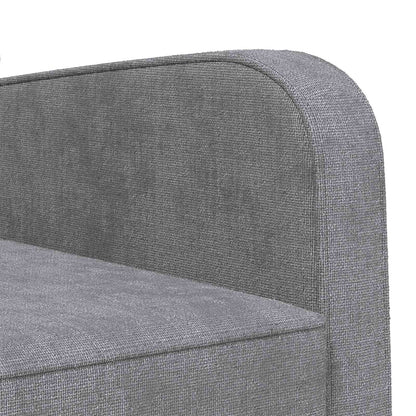 vidaXL Armchair Light Grey Chenille