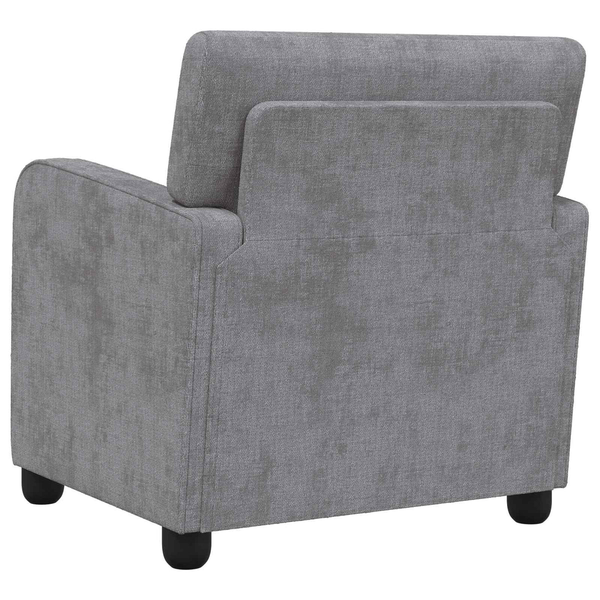 vidaXL Armchair Light Grey Chenille