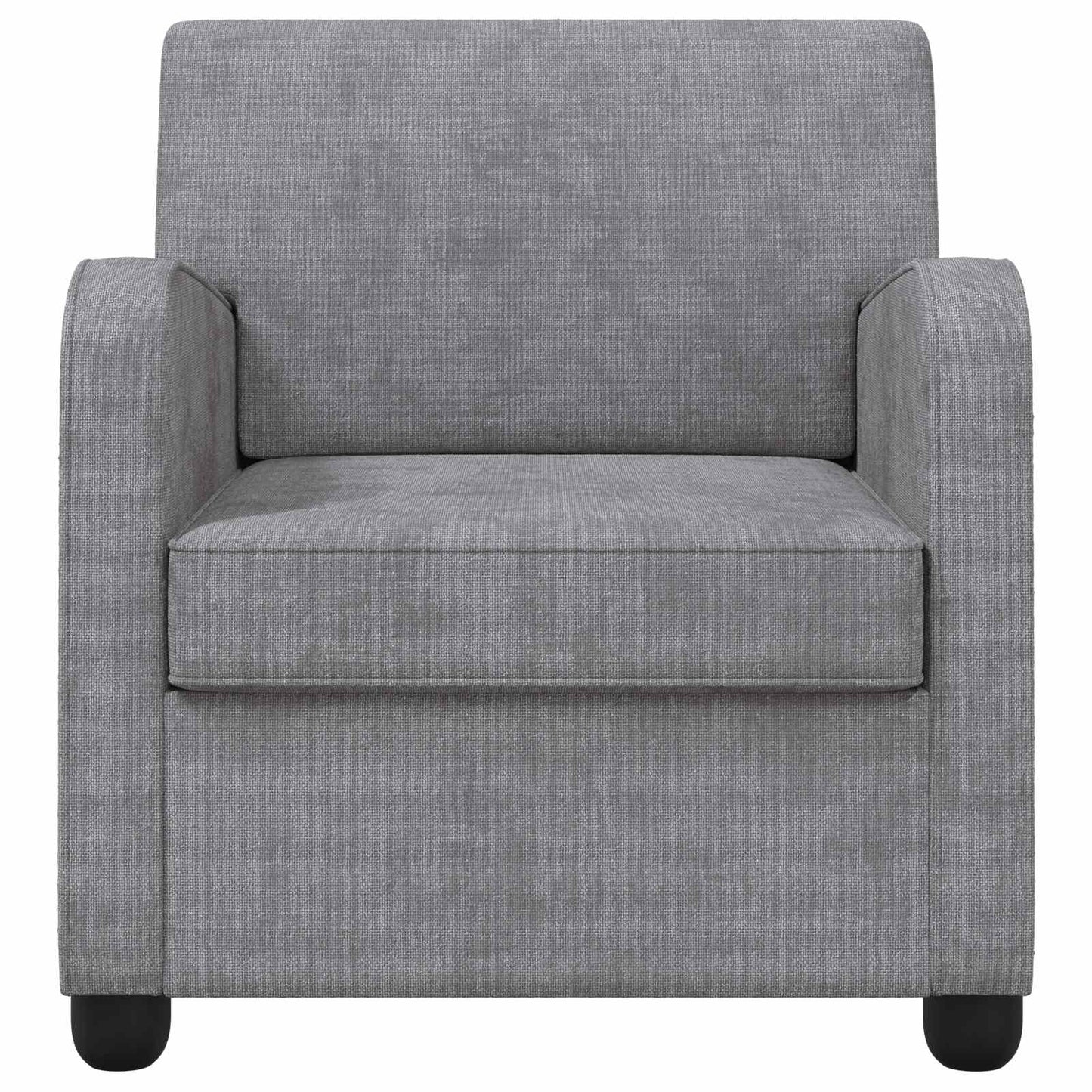 vidaXL Armchair Light Grey Chenille