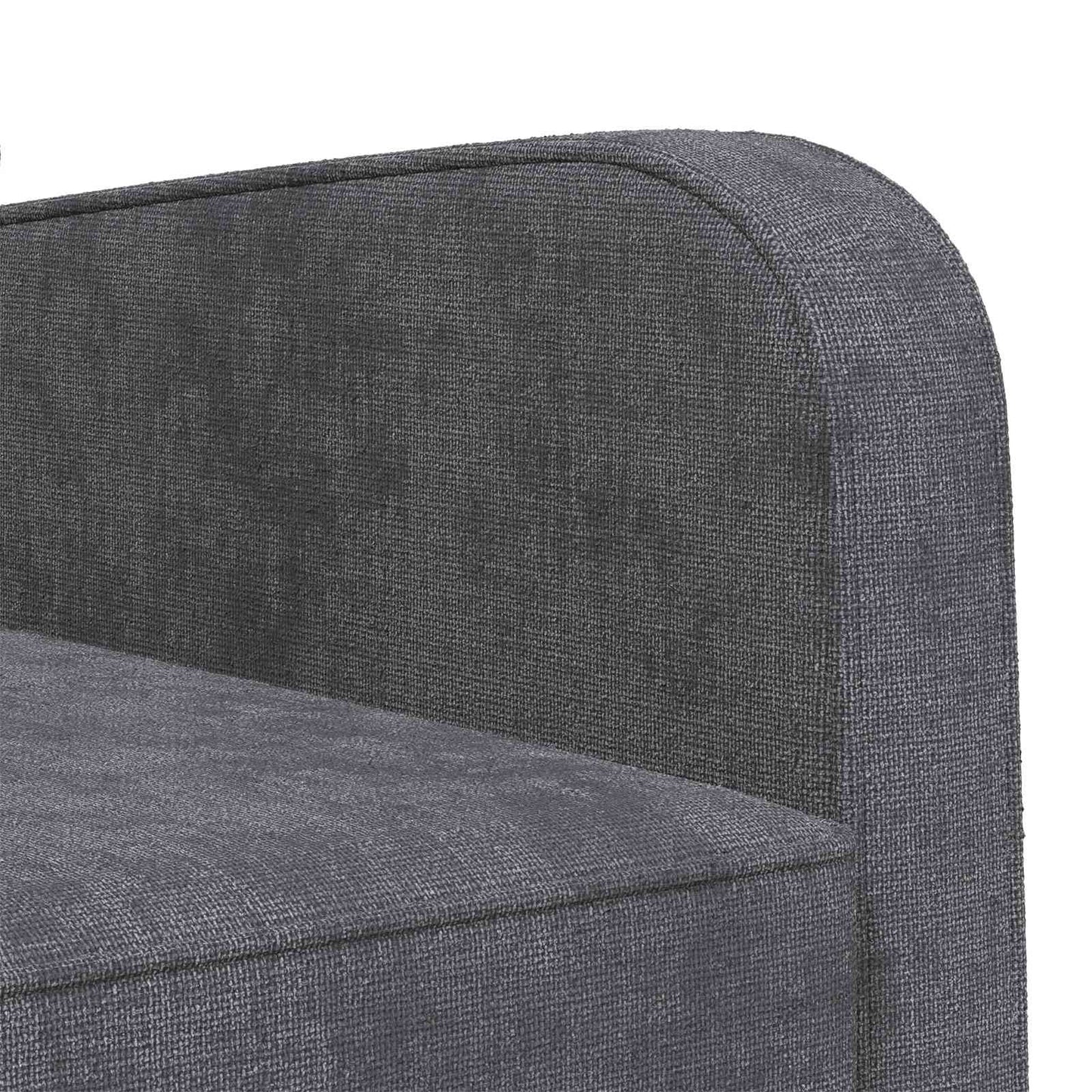 vidaXL Armchair Dark Grey Chenille