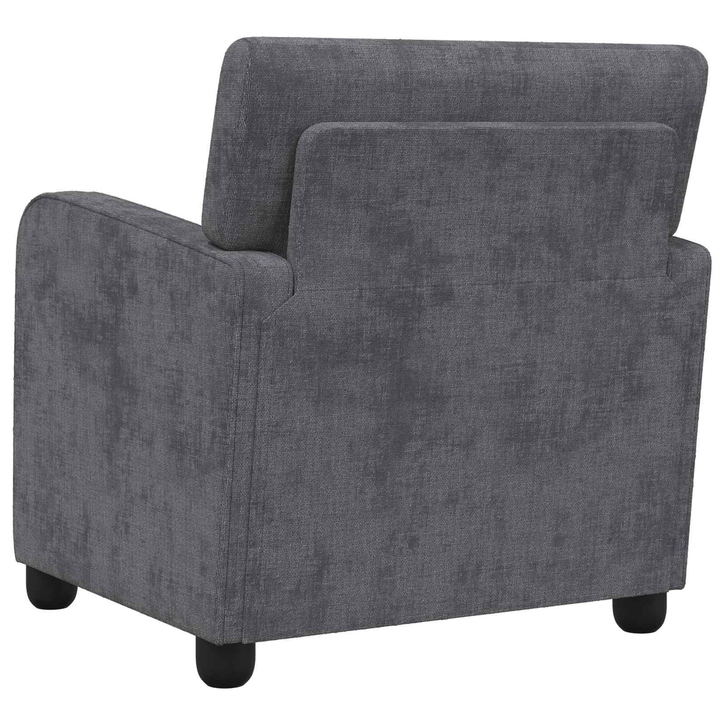 vidaXL Armchair Dark Grey Chenille