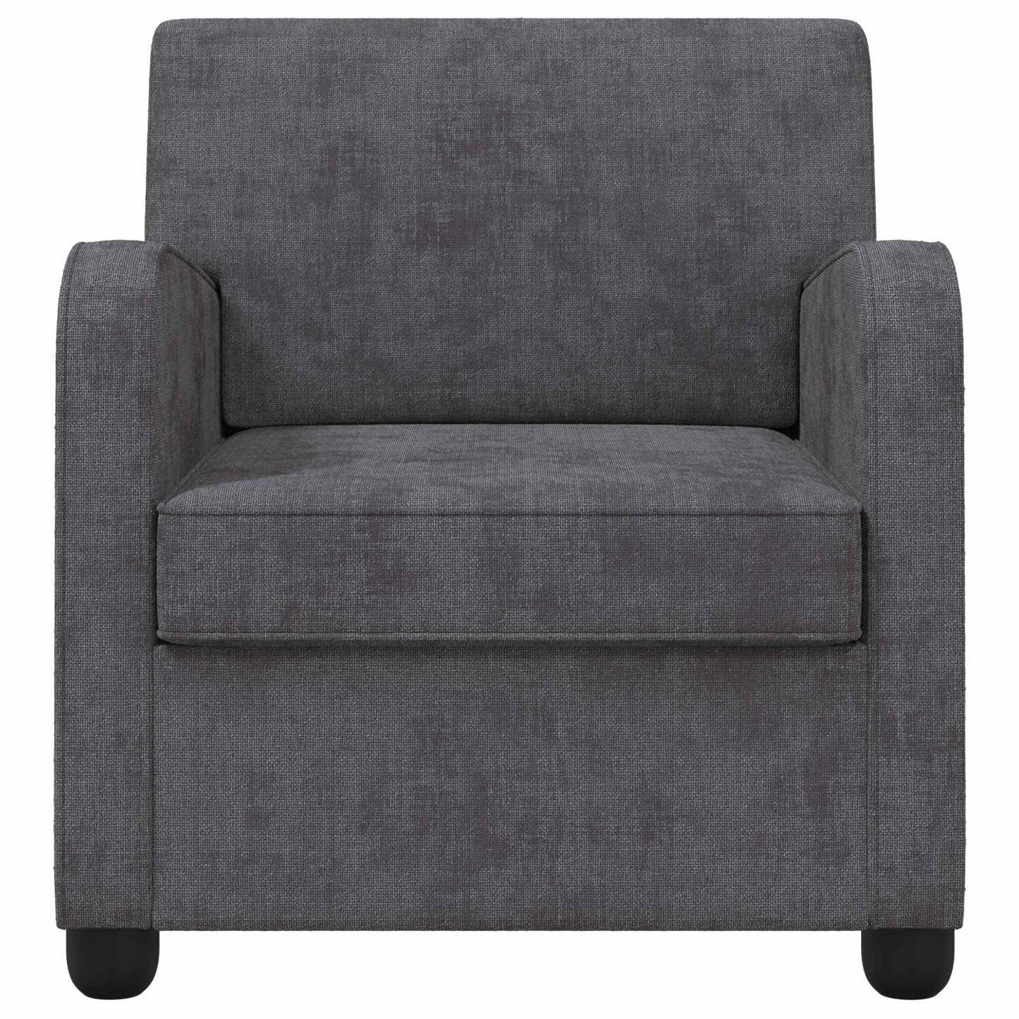 vidaXL Armchair Dark Grey Chenille