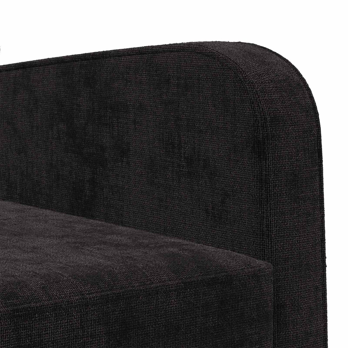 vidaXL Armchair Black Chenille