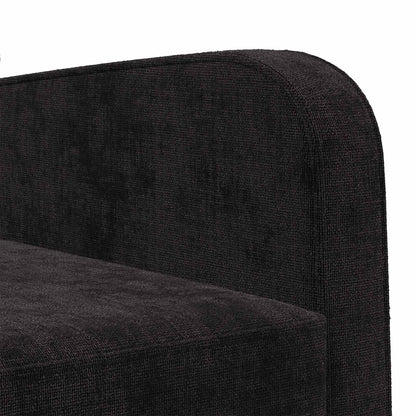 vidaXL Armchair Black Chenille