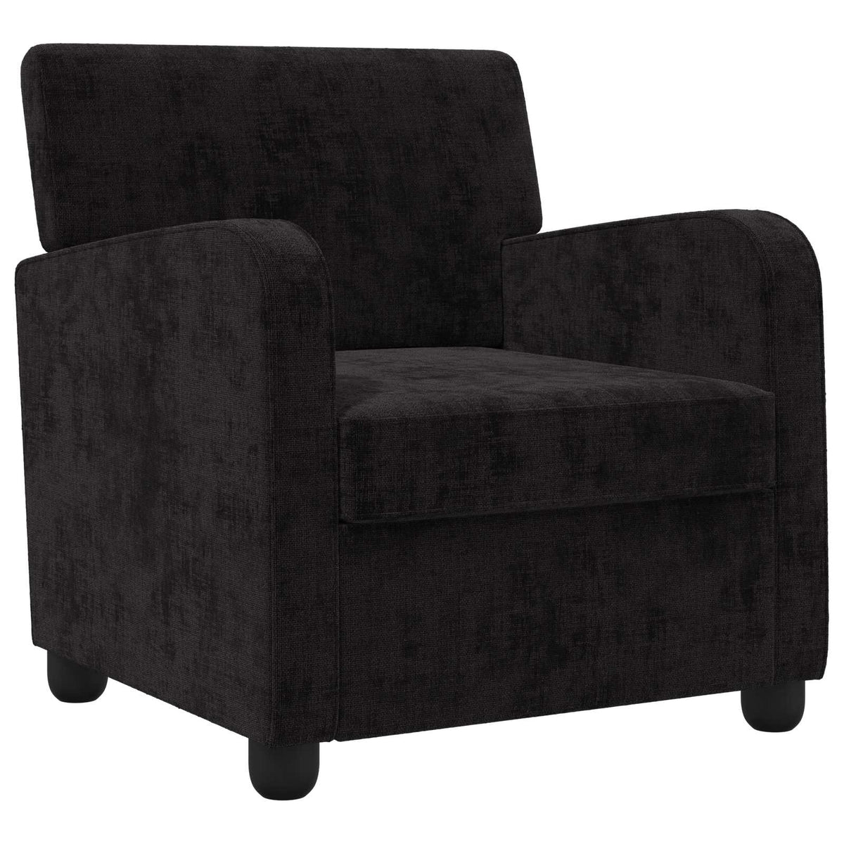 vidaXL Armchair Black Chenille