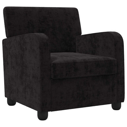 vidaXL Armchair Black Chenille