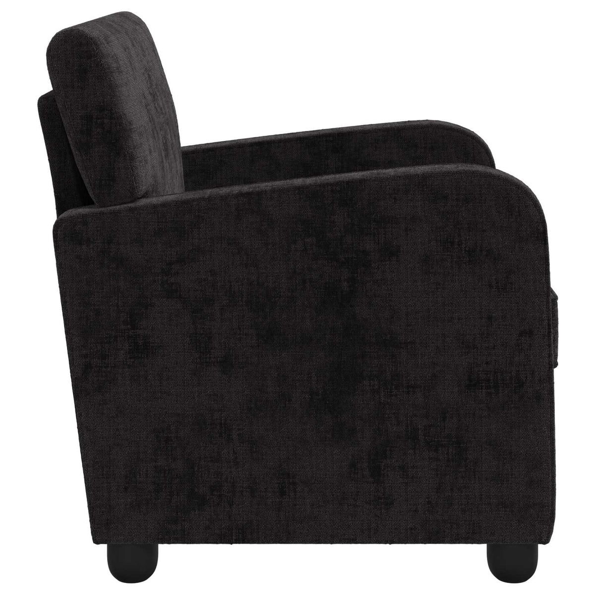 vidaXL Armchair Black Chenille