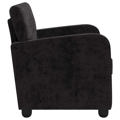 vidaXL Armchair Black Chenille
