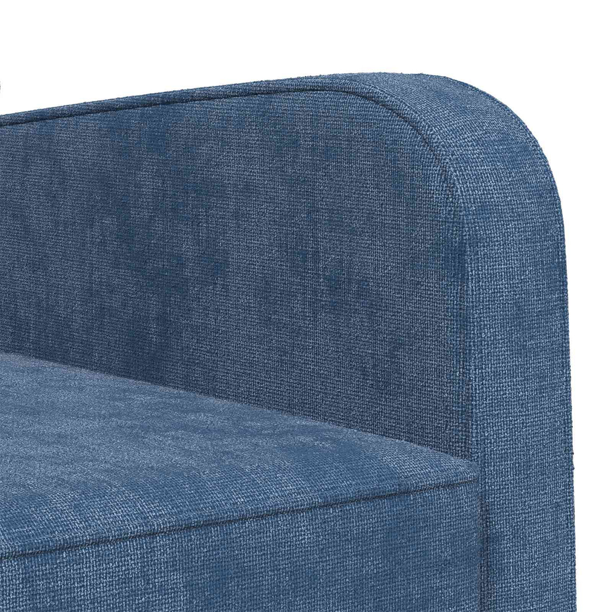vidaXL Armchair Blue Chenille