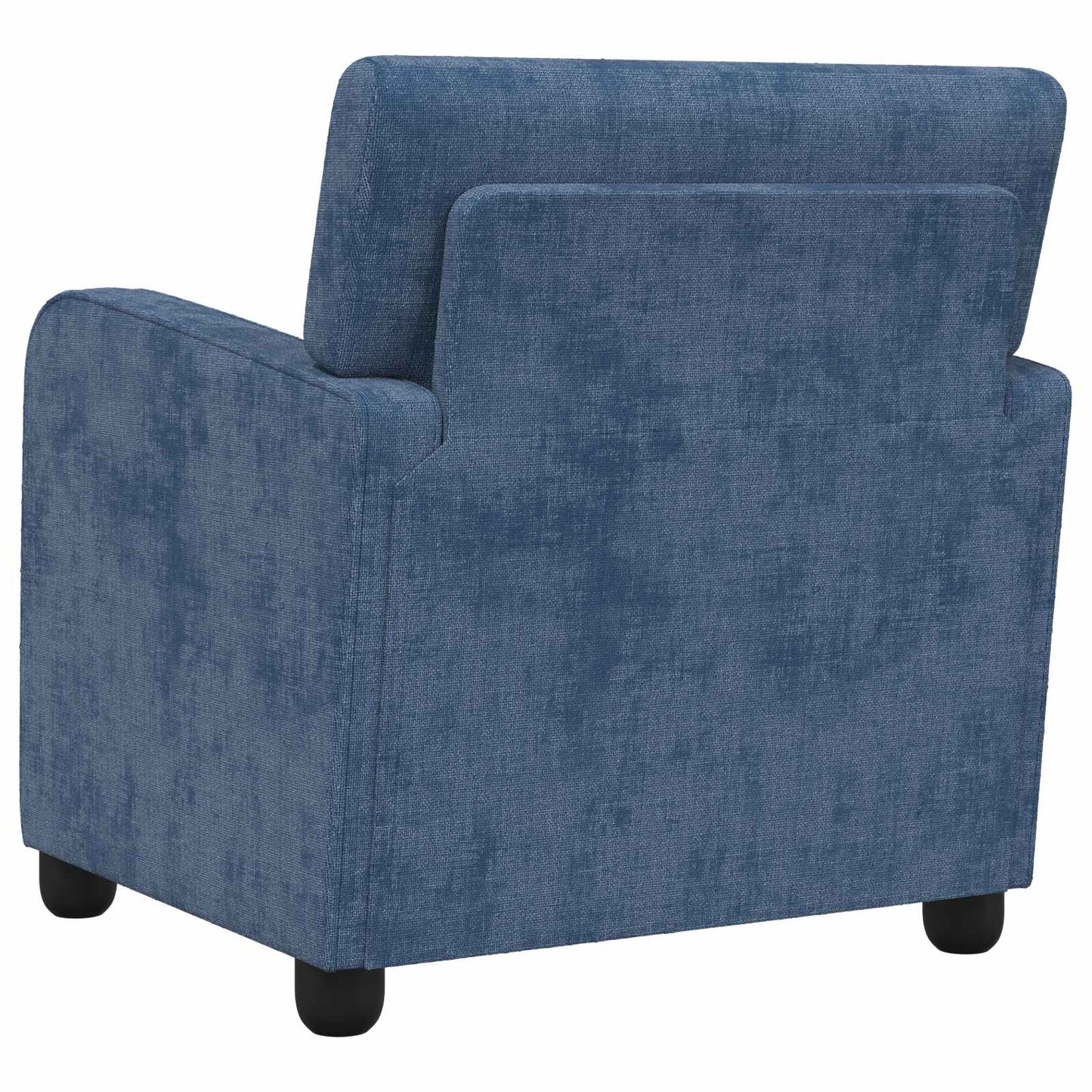 vidaXL Armchair Blue Chenille