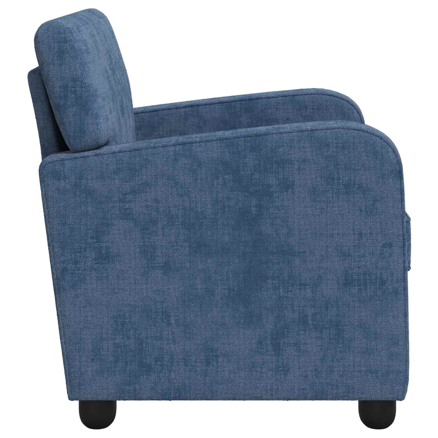 vidaXL Armchair Blue Chenille