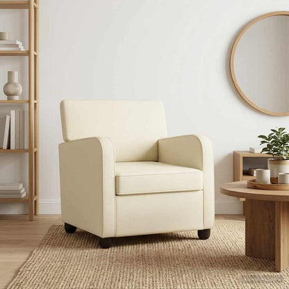 vidaXL Armchair Cream Velvet