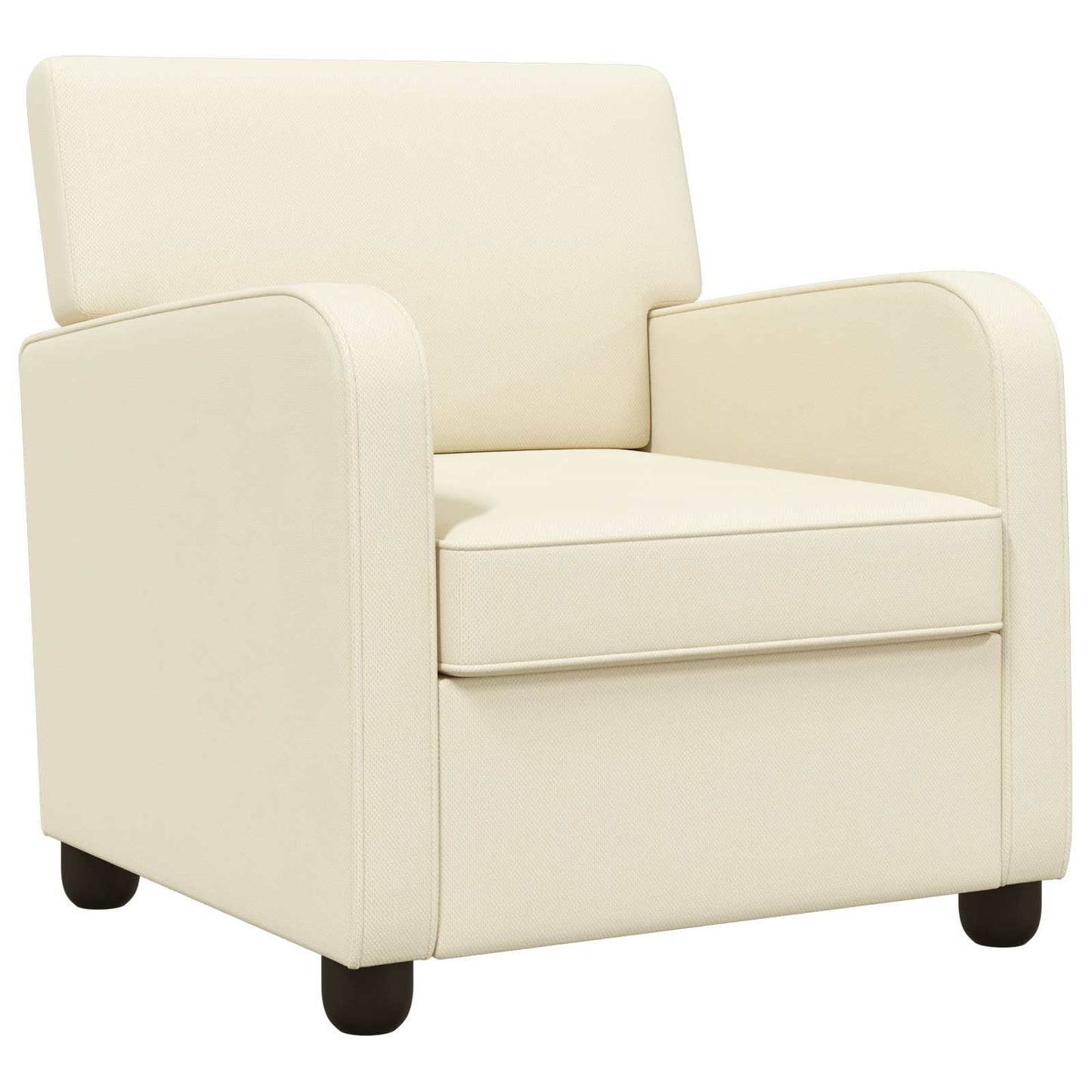 vidaXL Armchair Cream Velvet