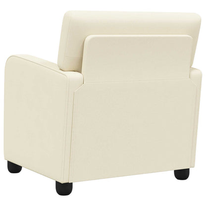 vidaXL Armchair Cream Velvet