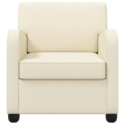 vidaXL Armchair Cream Velvet