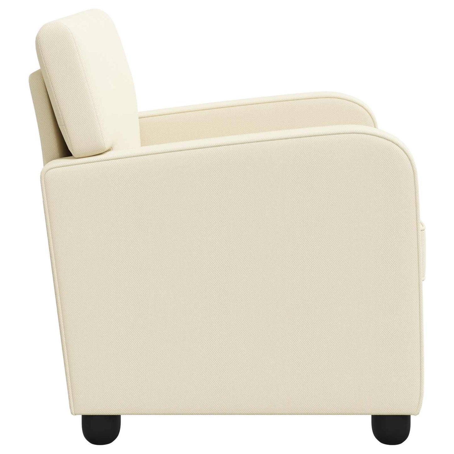 vidaXL Armchair Cream Velvet