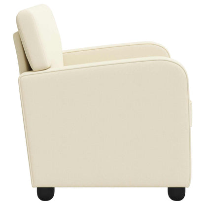 vidaXL Armchair Cream Velvet
