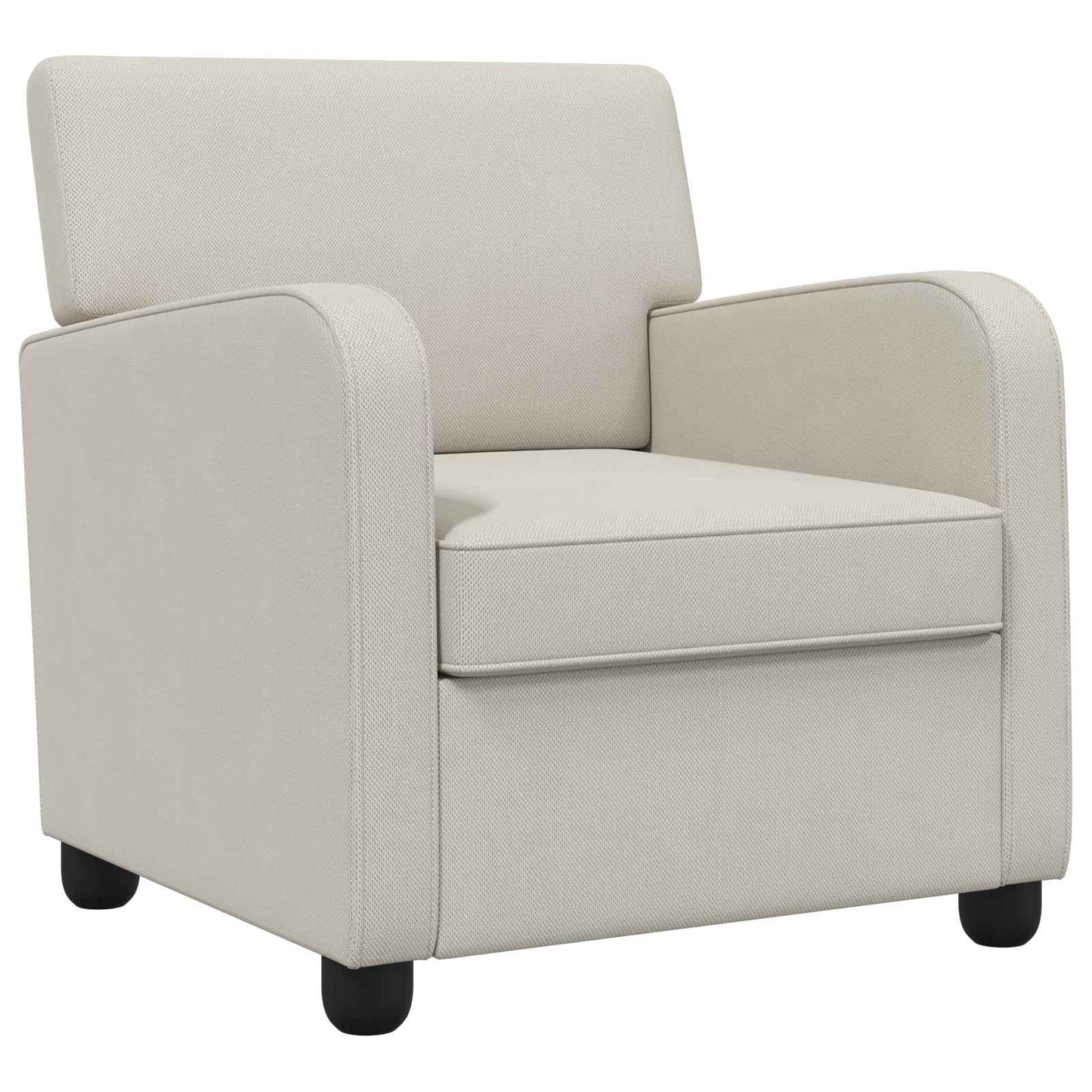 vidaXL Armchair Oatmeal Velvet