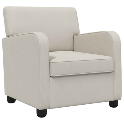vidaXL Armchair Oatmeal Velvet