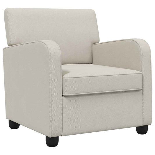 vidaXL Armchair Oatmeal Velvet