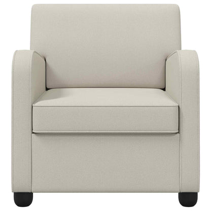 vidaXL Armchair Oatmeal Velvet