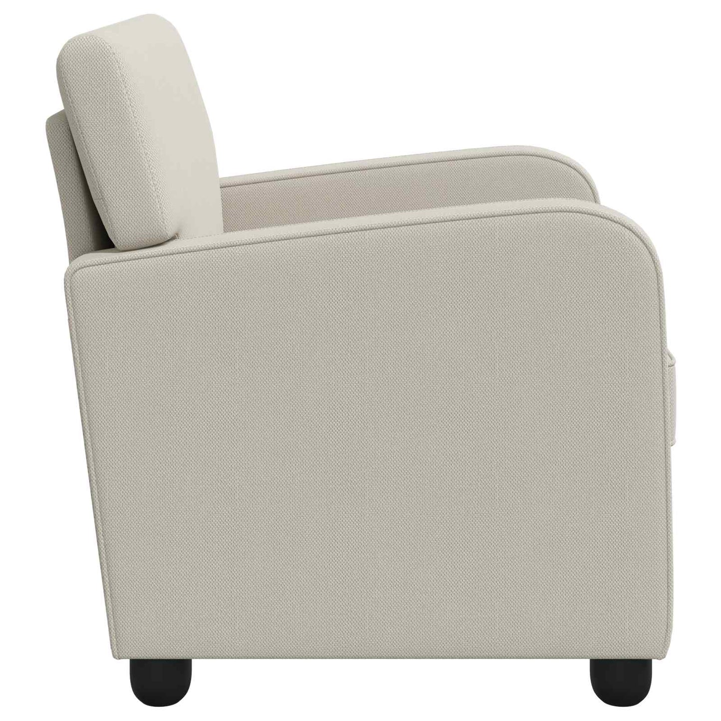 vidaXL Armchair Oatmeal Velvet