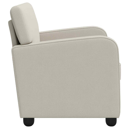 vidaXL Armchair Oatmeal Velvet