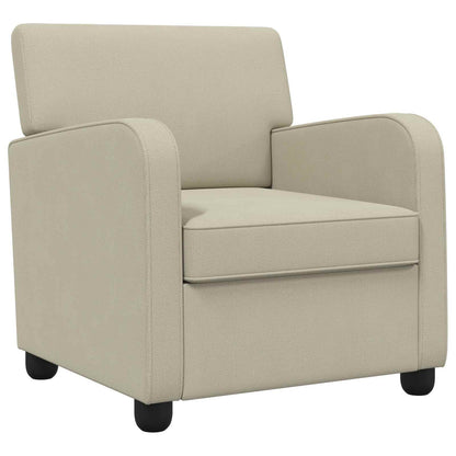 vidaXL Armchair Sand Velvet