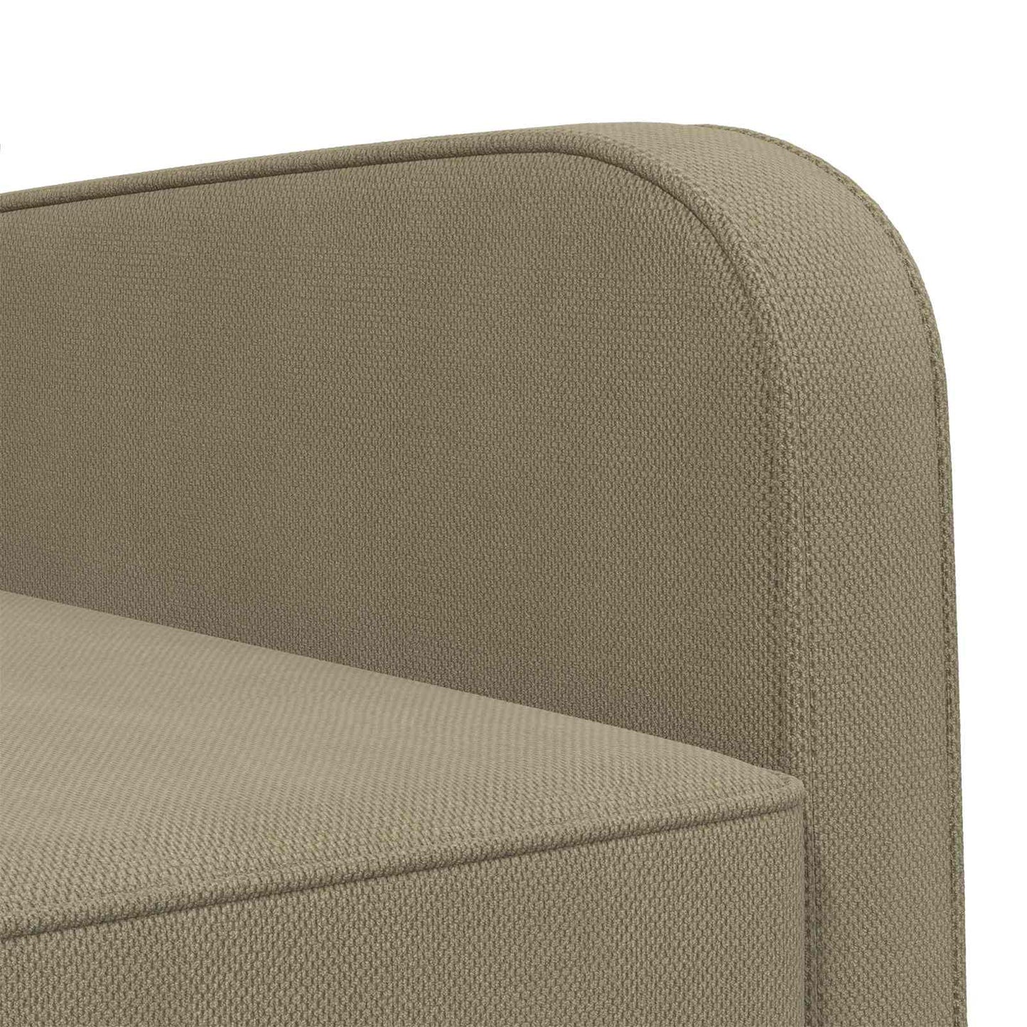 vidaXL Armchair Khaki Velvet