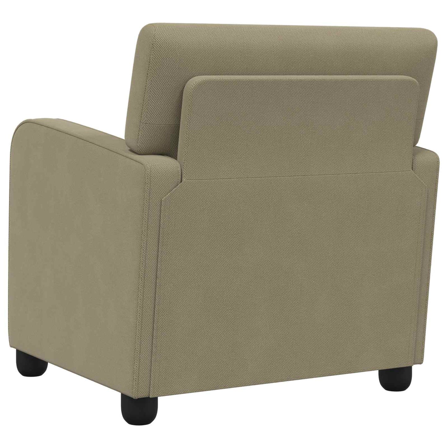 vidaXL Armchair Khaki Velvet