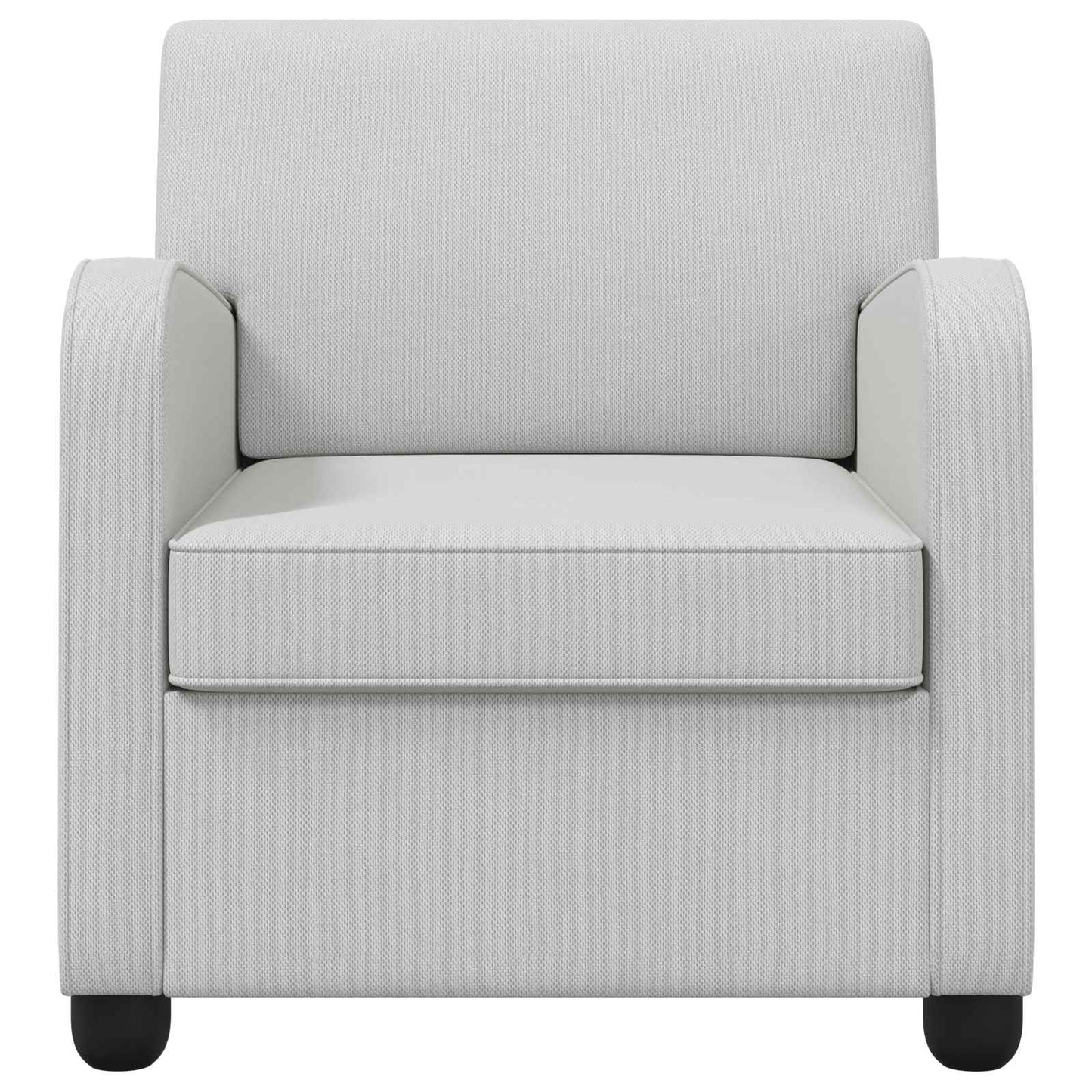 vidaXL Armchair Light Grey Velvet