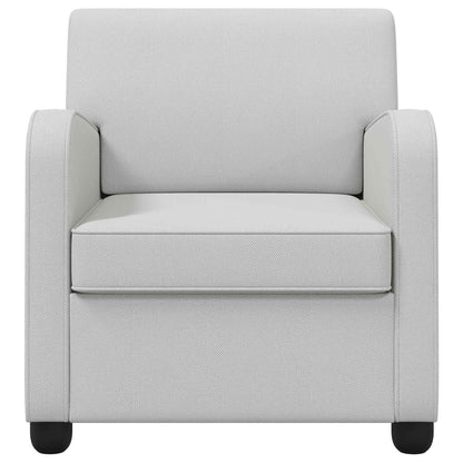 vidaXL Armchair Light Grey Velvet