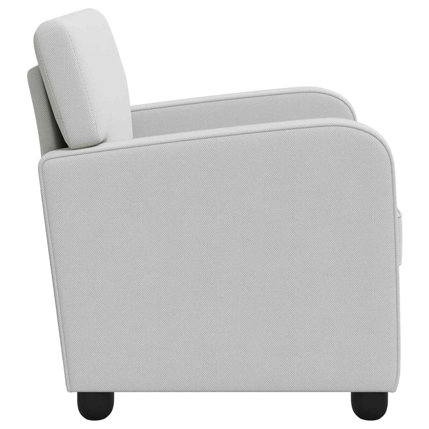 vidaXL Armchair Light Grey Velvet