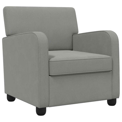 vidaXL Armchair Dark Grey Velvet