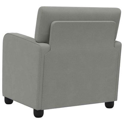 vidaXL Armchair Dark Grey Velvet