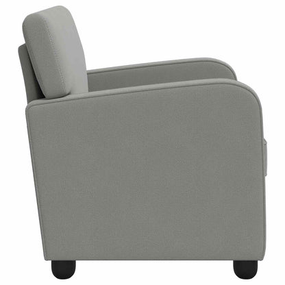 vidaXL Armchair Dark Grey Velvet