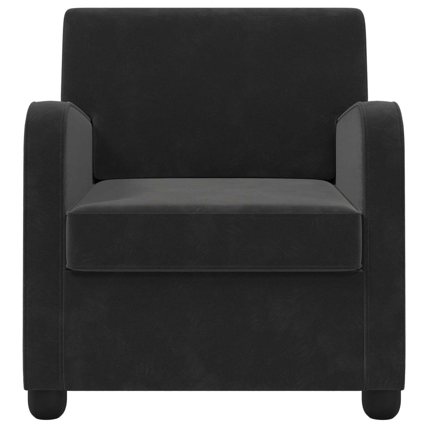 vidaXL Armchair Black Velvet