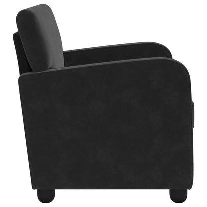 vidaXL Armchair Black Velvet