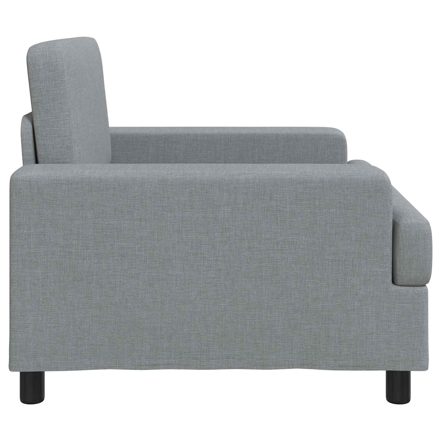 vidaXL Armchair Light Grey Fabric