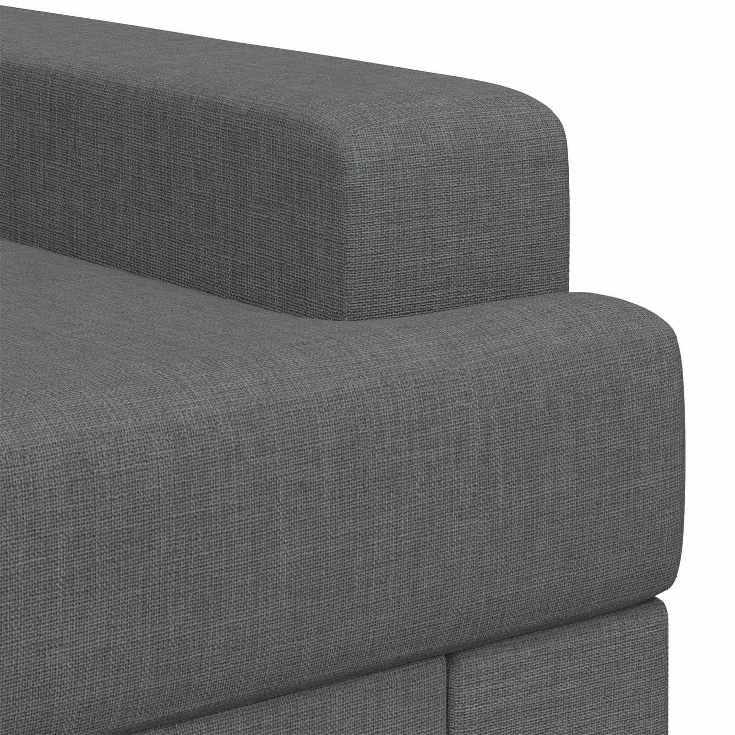 vidaXL Armchair Dark Grey Fabric