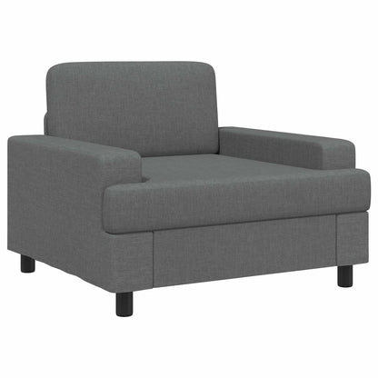 vidaXL Armchair Dark Grey Fabric