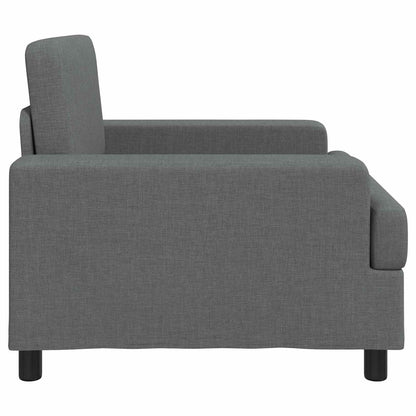 vidaXL Armchair Dark Grey Fabric