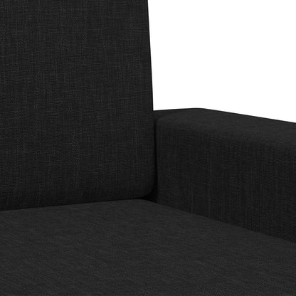 vidaXL Armchair Black Fabric