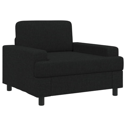 vidaXL Armchair Black Fabric