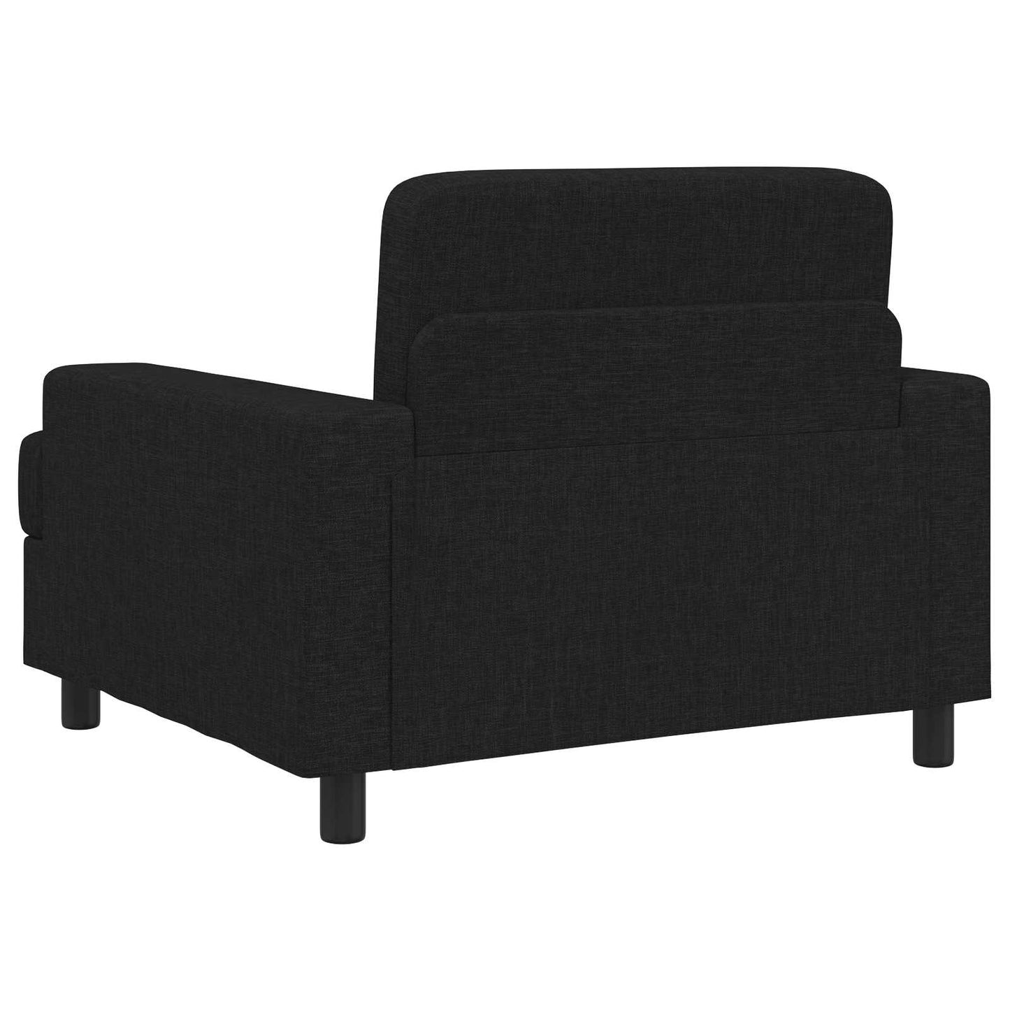 vidaXL Armchair Black Fabric